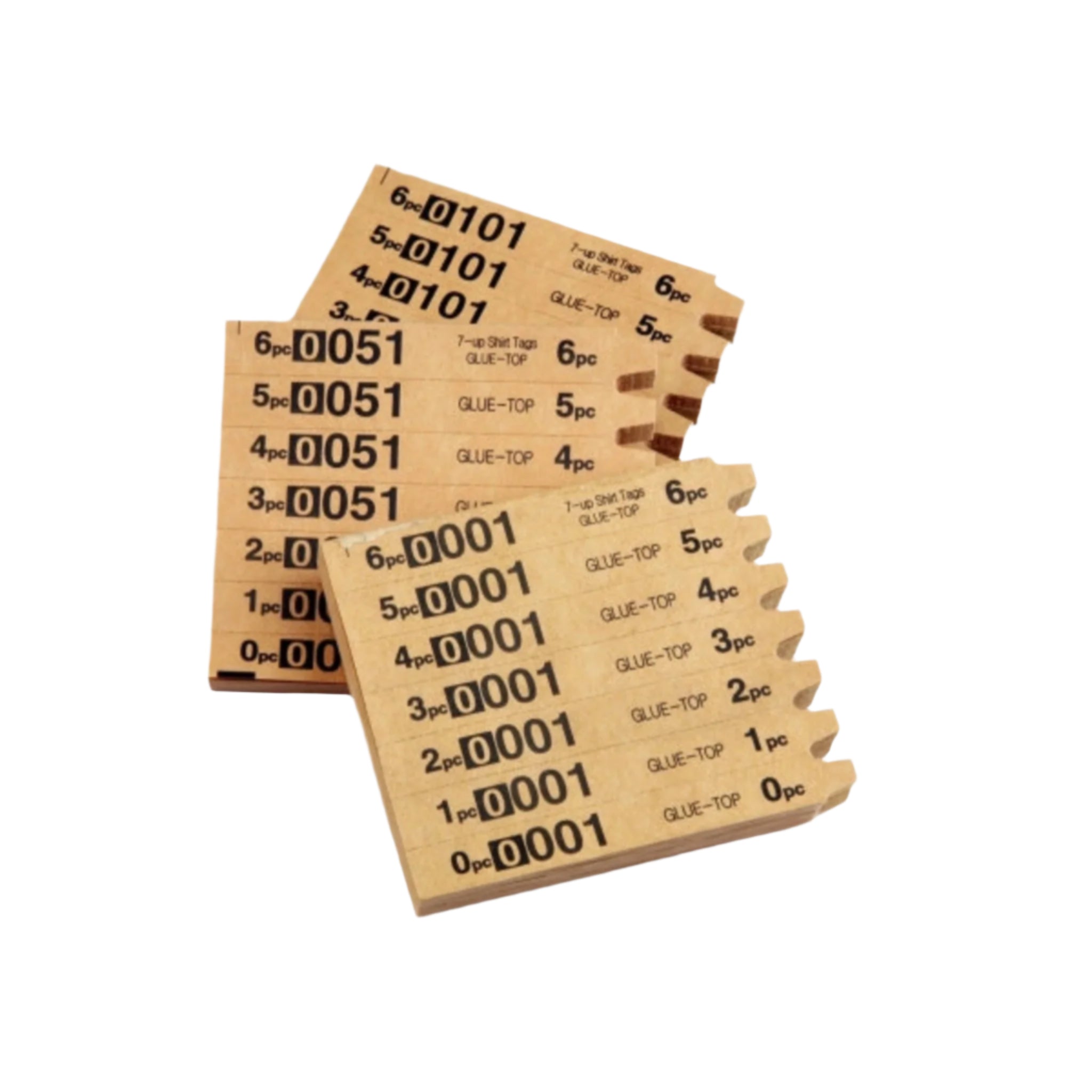 7-Up Shirt Tag 1,000 / Box