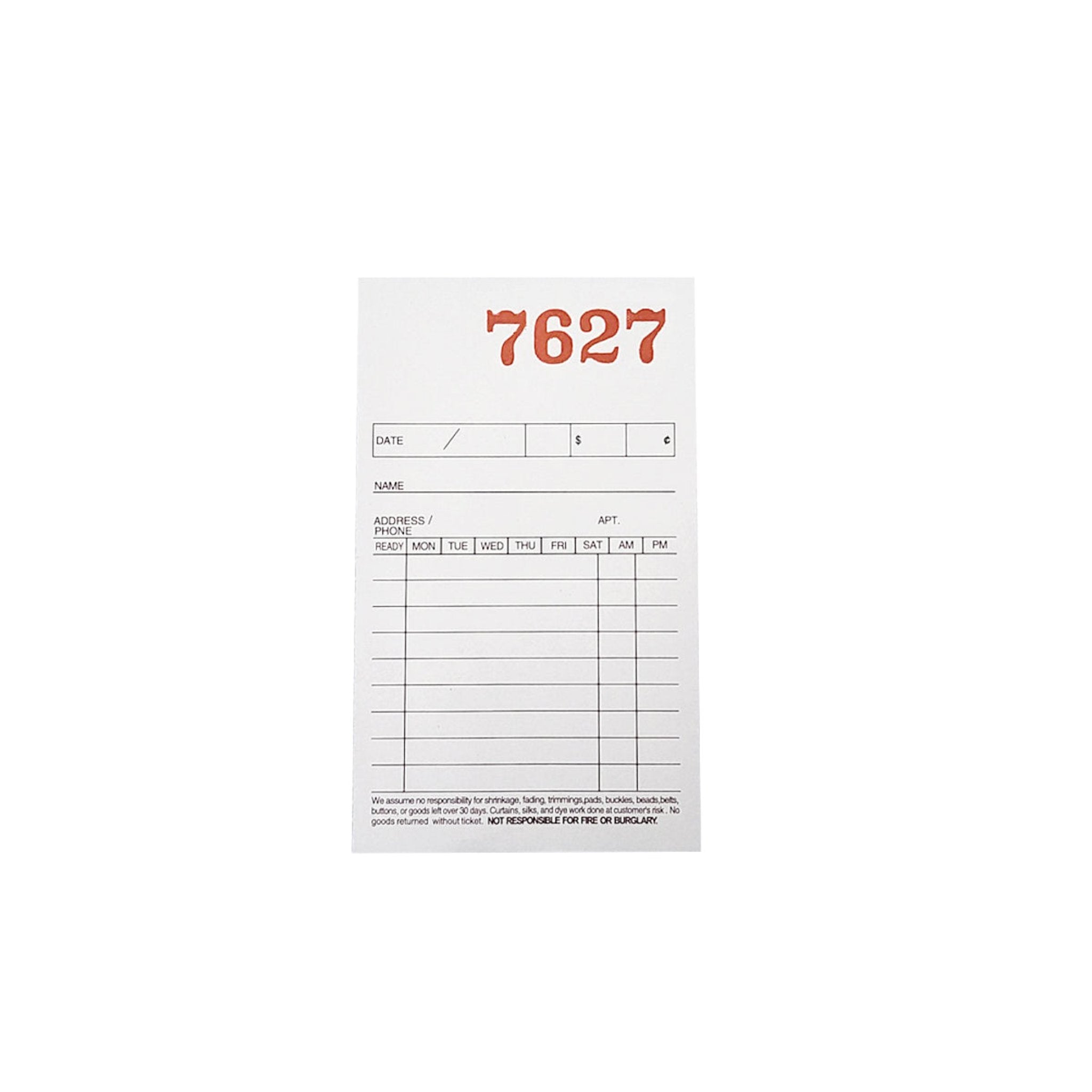 Counter Book Blank 400 Invoices / Book