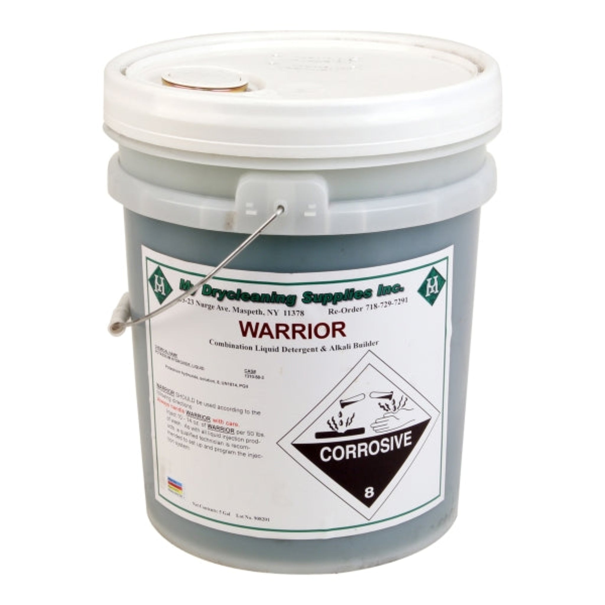 Warrior - Liquid Laundry Detergent with Alkali Builder 5 Gallon Pail